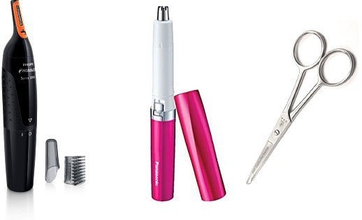 girl nose hair trimmer