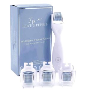 Love & Pebble Derma Roller Microneedle Skin Care Kit