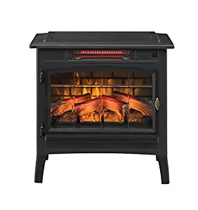 Duraflame DFI-5010-01 Infrared Quartz Fireplace Stove with 3D Flame Effect