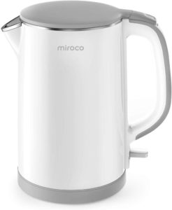 Miroco Double Wall 100% Stainless Steel Cool Touch Tea Kettle