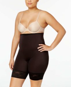 Maidenform Firm Foundations Curvy Plus Size Firm Control High Waist Thigh Slimmer