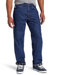 Carhartt Men's Relaxed Fit Straight Leg Flannel Lined