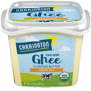 Carrington Farms USDA Certified Organic Grass Fed Ghee