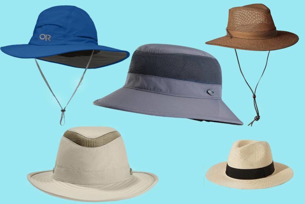 5 examples of the best reviewed and most popular men's sun protection hats