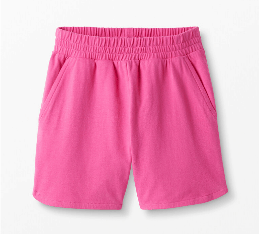 Bright pink shorts