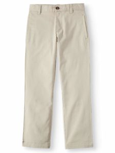 Wonder Nation Boys School Uniform Twill Chinos