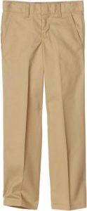 Dickies Boys' Flexwaist Flat Front Straight Leg Pant